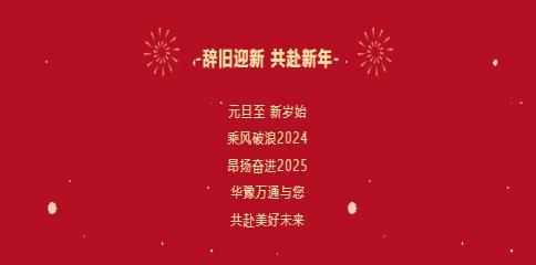 華豫萬通糧機(jī)祝您2025年元旦快樂！